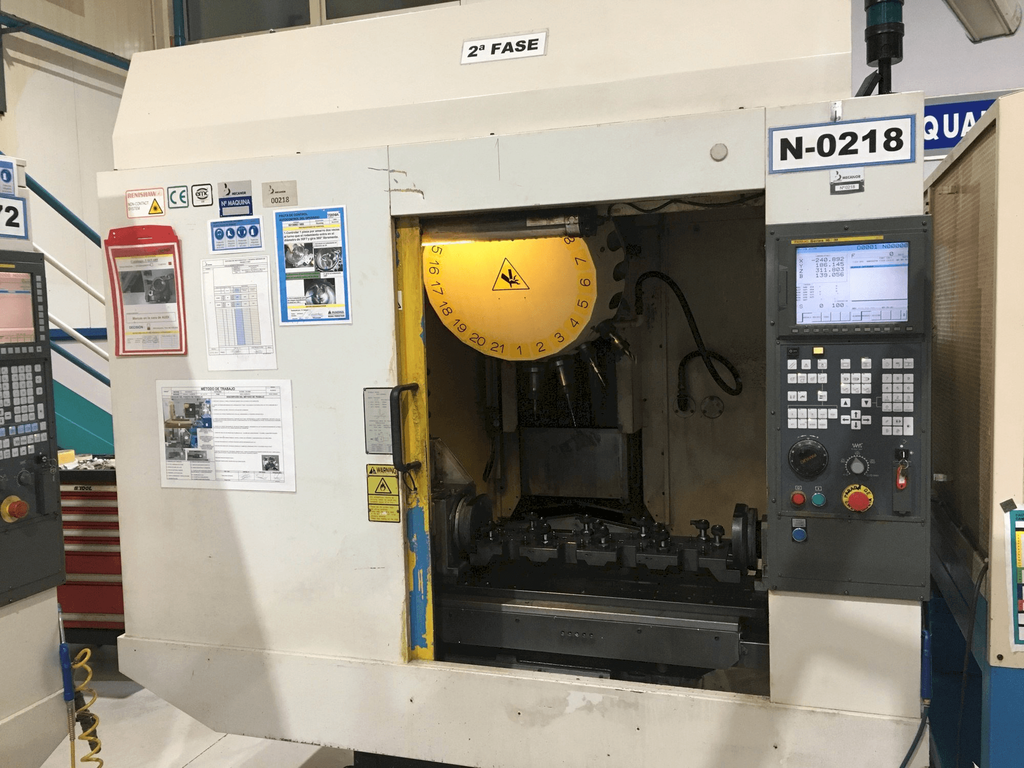 FANUC Robodrill alfa-T-21iDL-maskinen framifrån