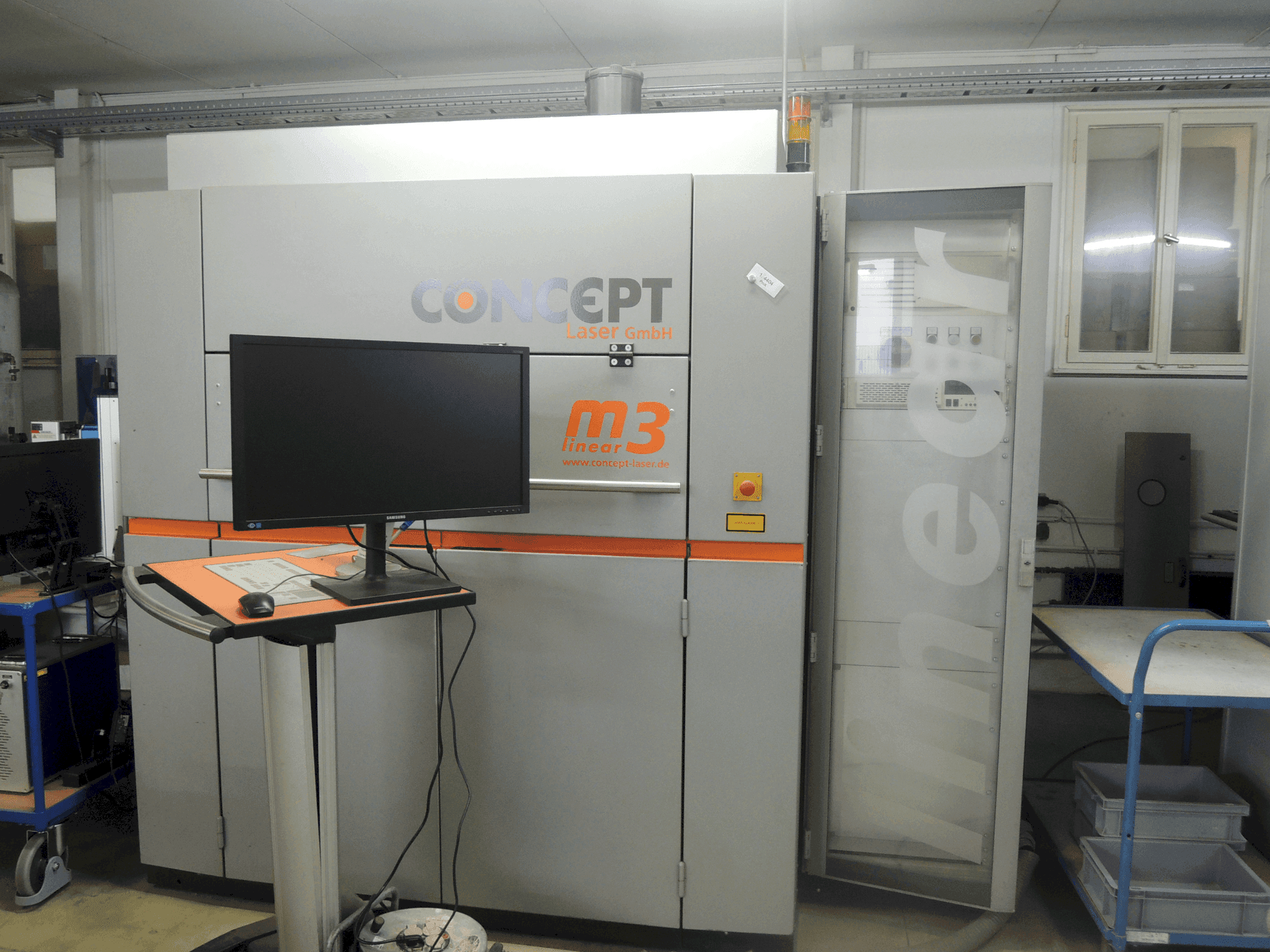 CONCEPT LASER LASER M3 Linear-maskinen framifrån