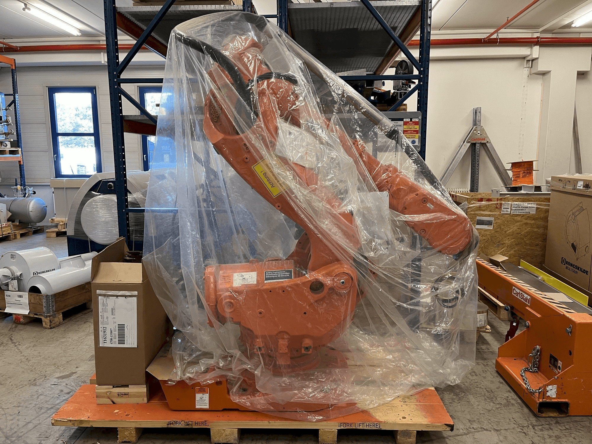 ABB IRB 6600 M2004-maskinen framifrån