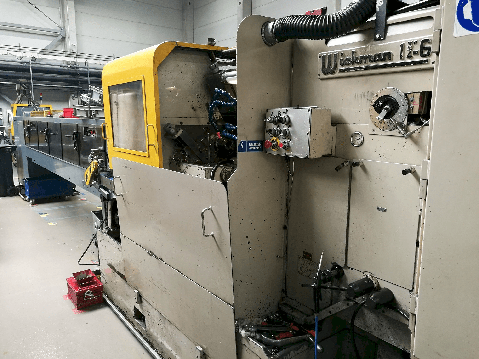 Wickman 1 3/4"-6-maskinen framifrån