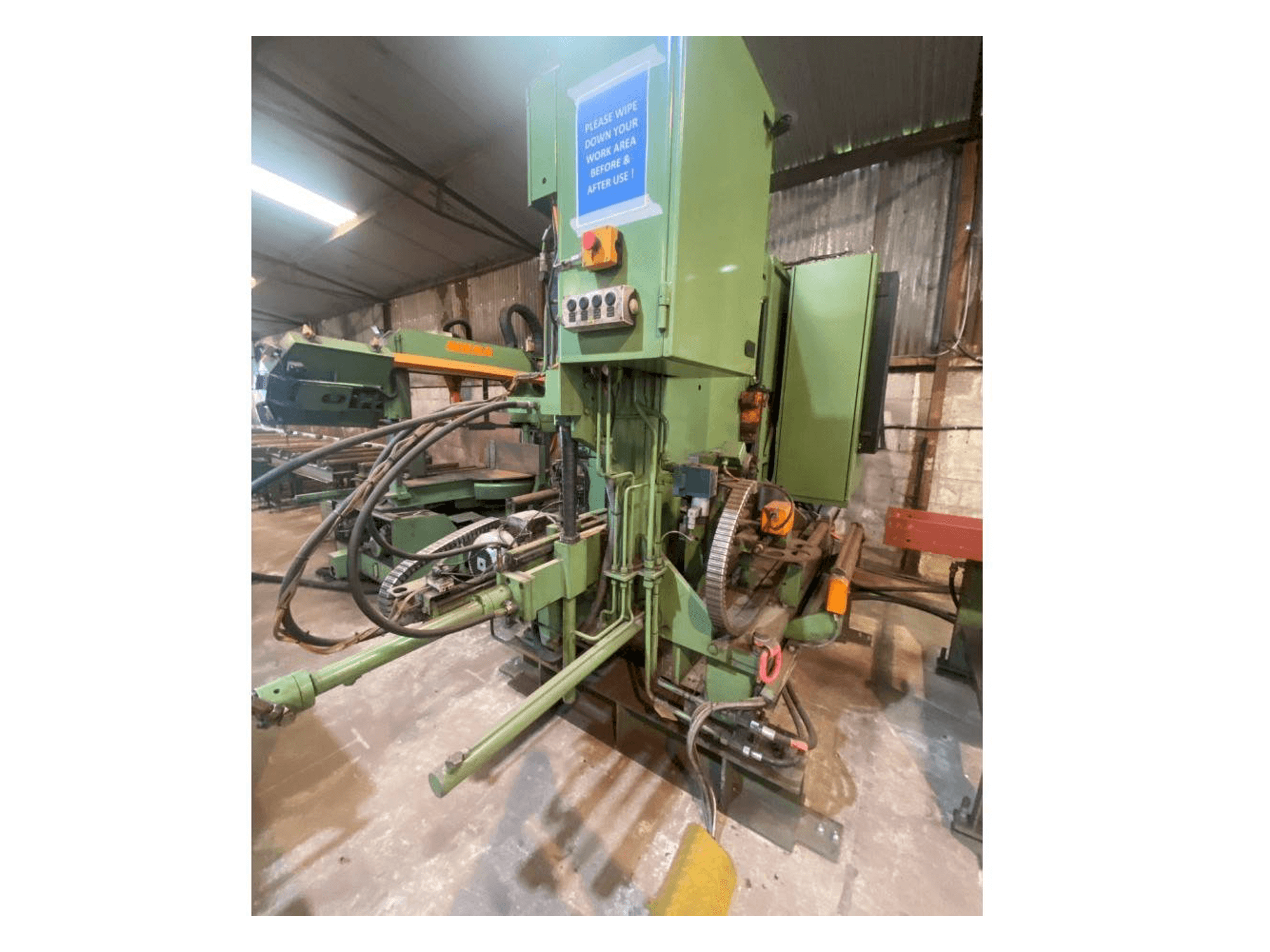 Peddinghaus BDL760/3 with Meba 400DG-700-maskinen framifrån