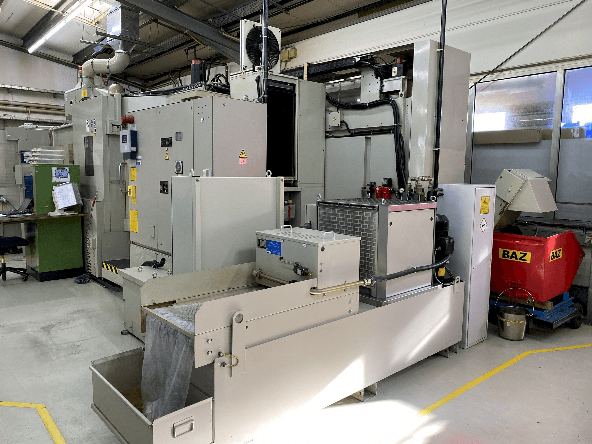 Mitsui Seiki HU50A-maskinen framifrån