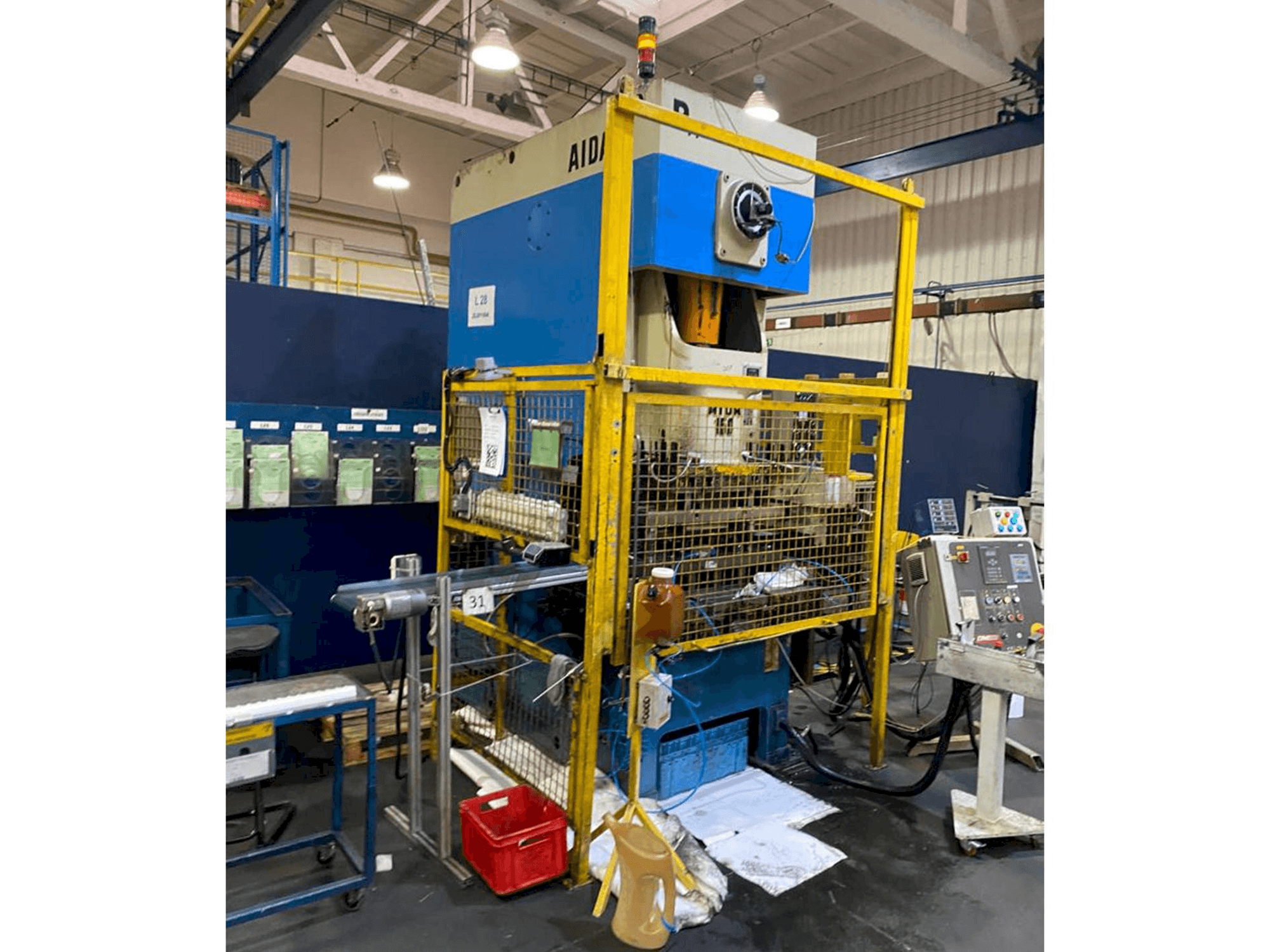 AIDA NC 1-150-maskinen framifrån