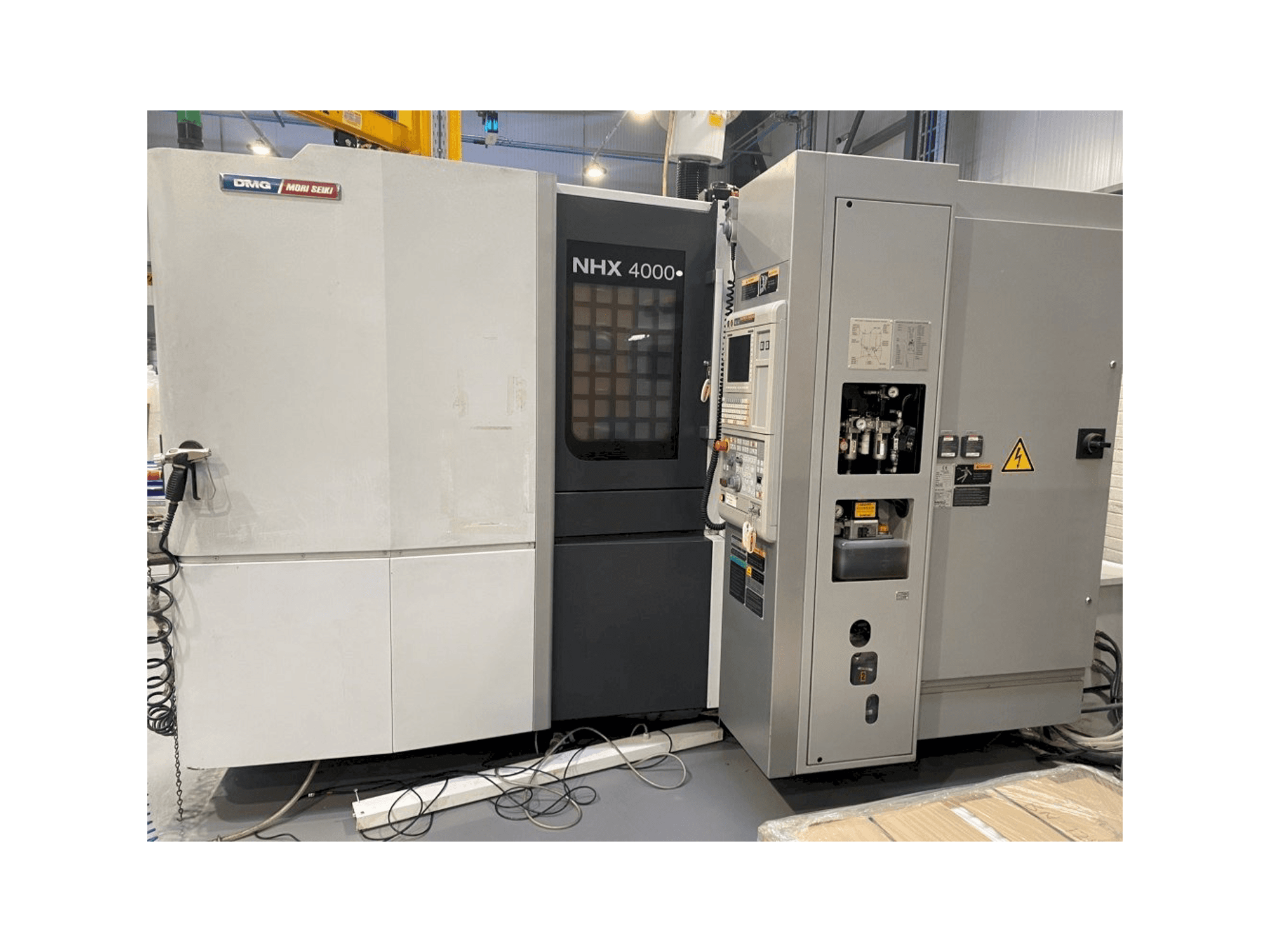 DMG Mori Seiki NHX4000-maskinen framifrån