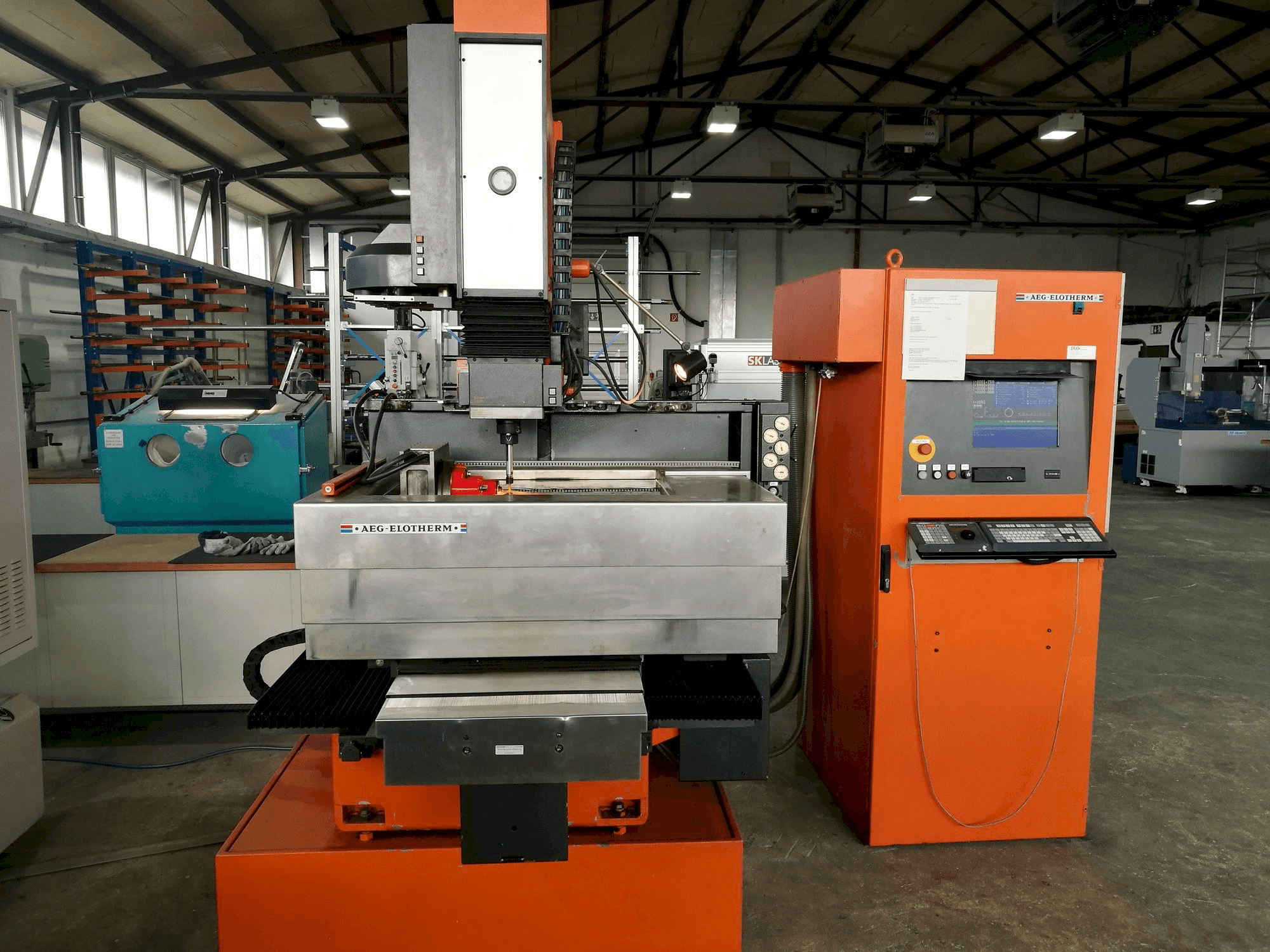 AEG-Elotherm Elbomat 222 BA-maskinen framifrån