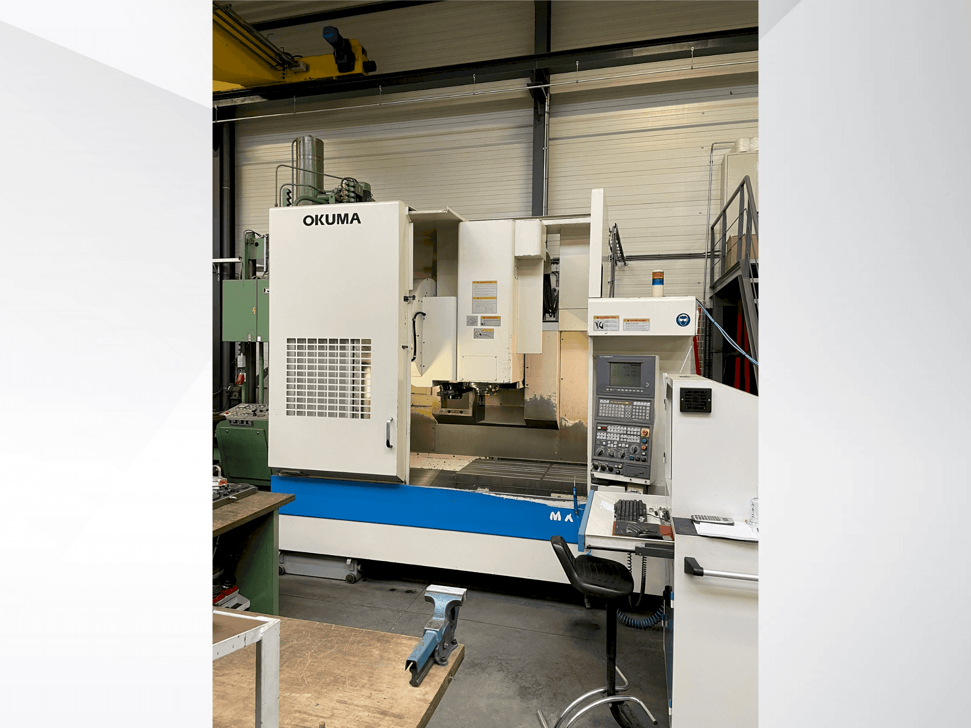 Okuma MX-55VB-maskinen framifrån