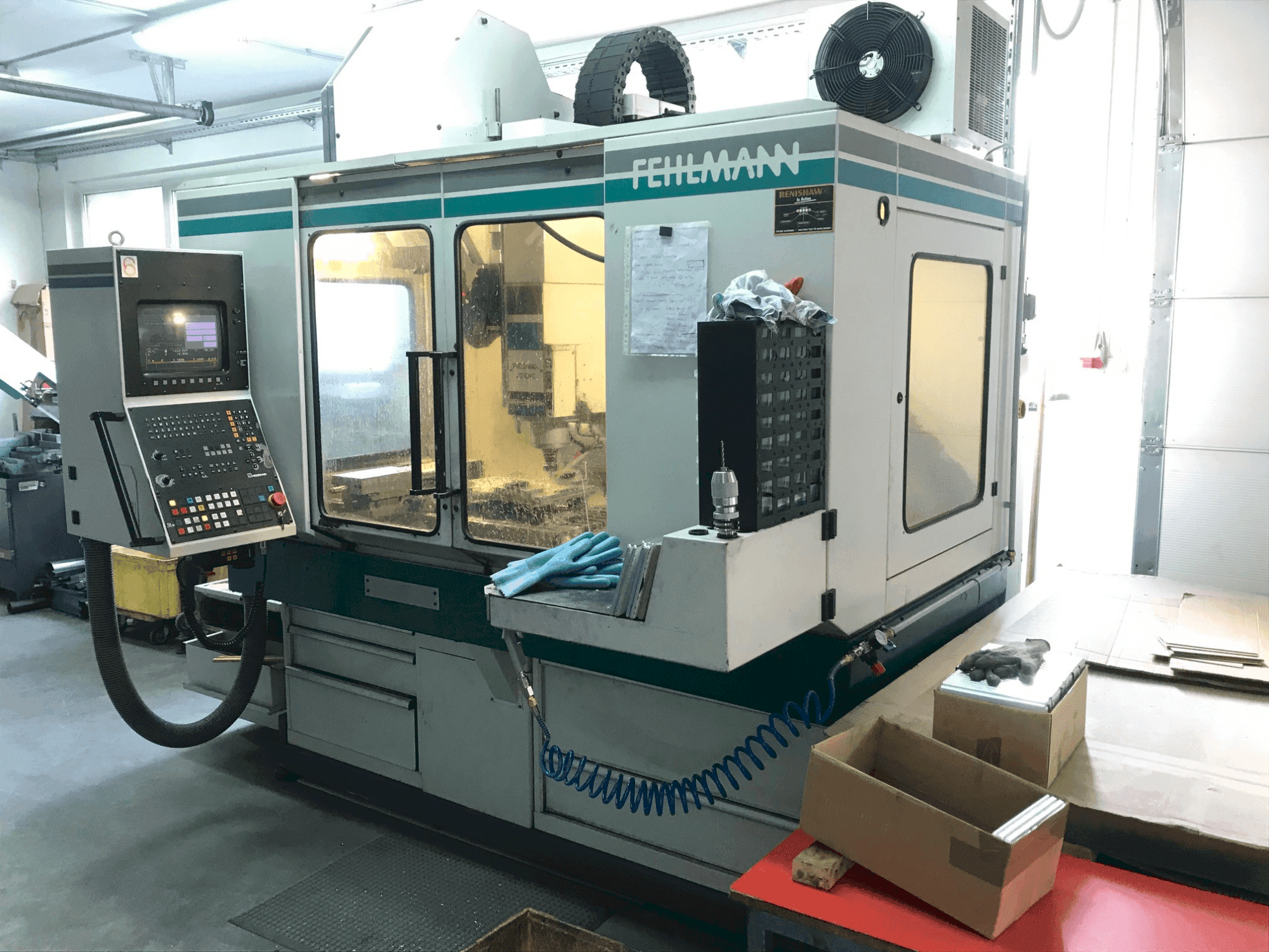 FEHLMANN Picomax 82 CNC-maskinen framifrån