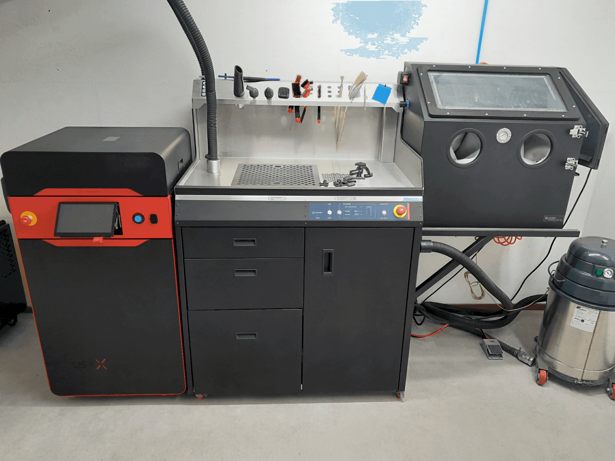 SINTERIT lisa x-maskinen framifrån