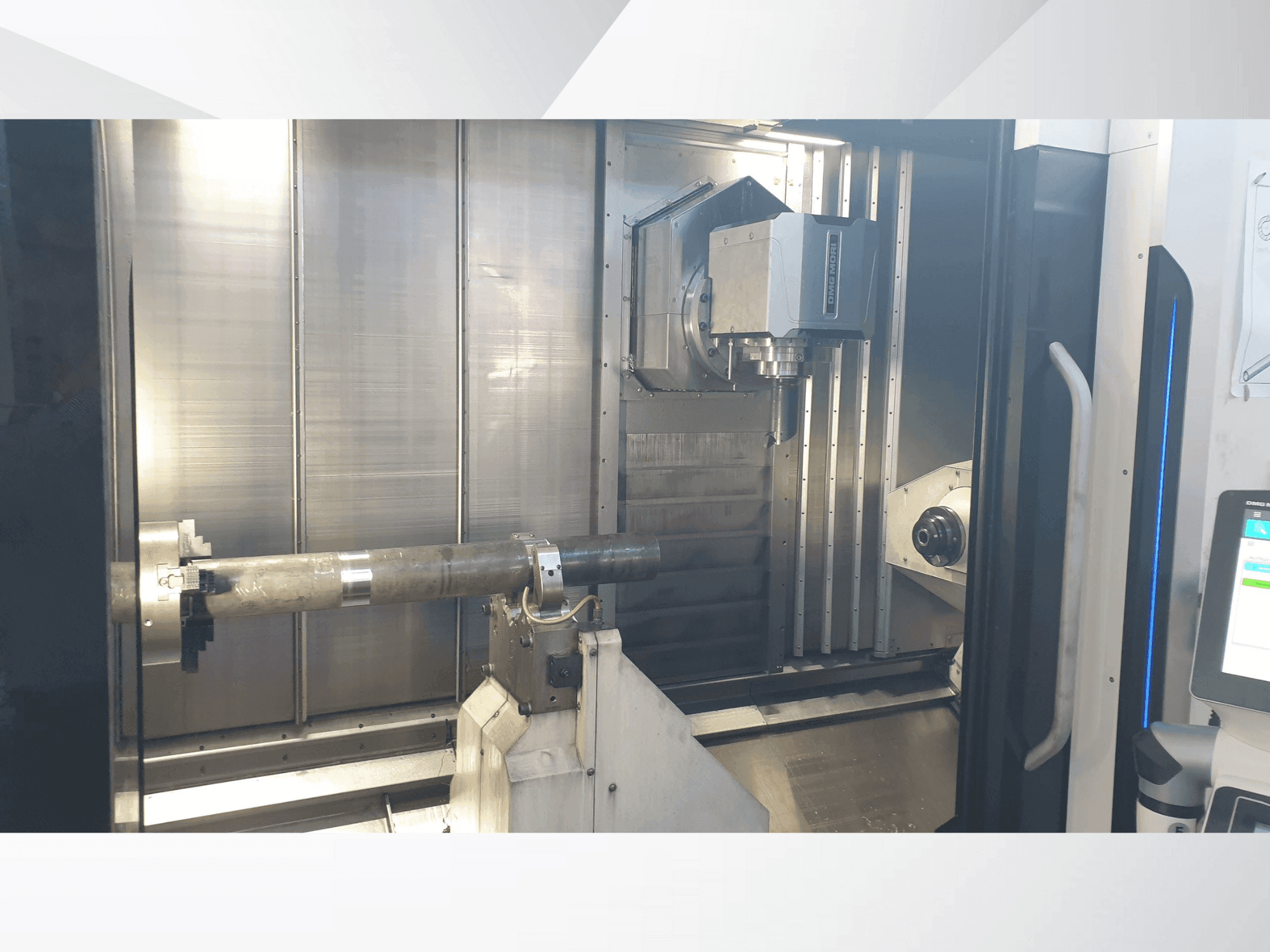 DMG MORI NTX 2500/1500-maskinen framifrån