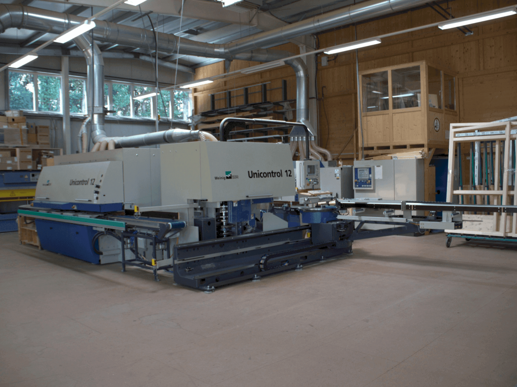 WEINIG / DIMTER UNICONTROL 12-maskinen framifrån
