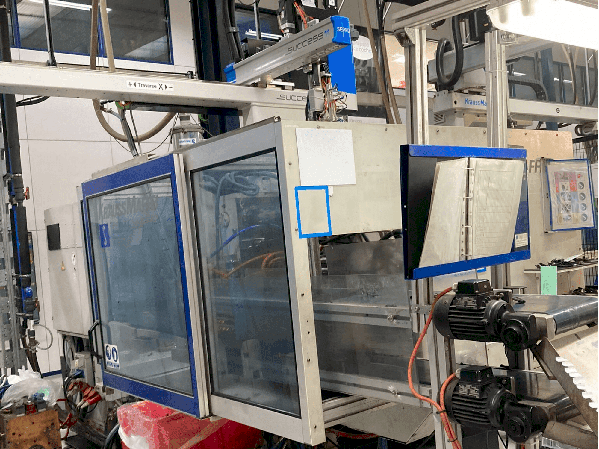 Krauss Maffei 150-700 C2-maskinen framifrån