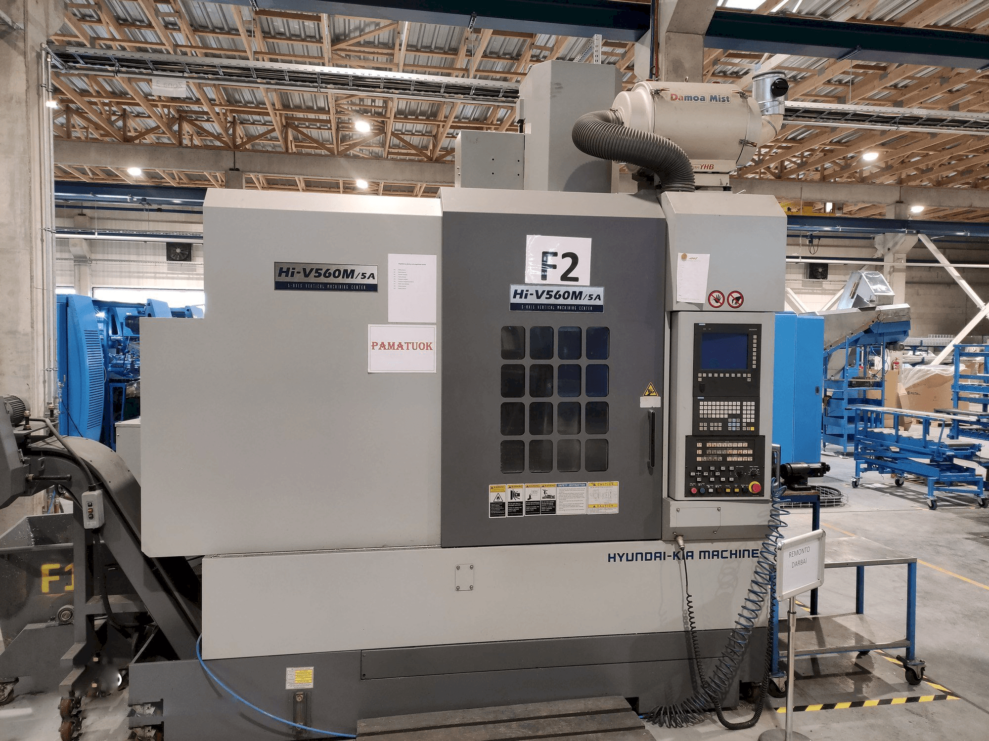 Hyundai Kia Hi-V560M/5A-maskinen framifrån