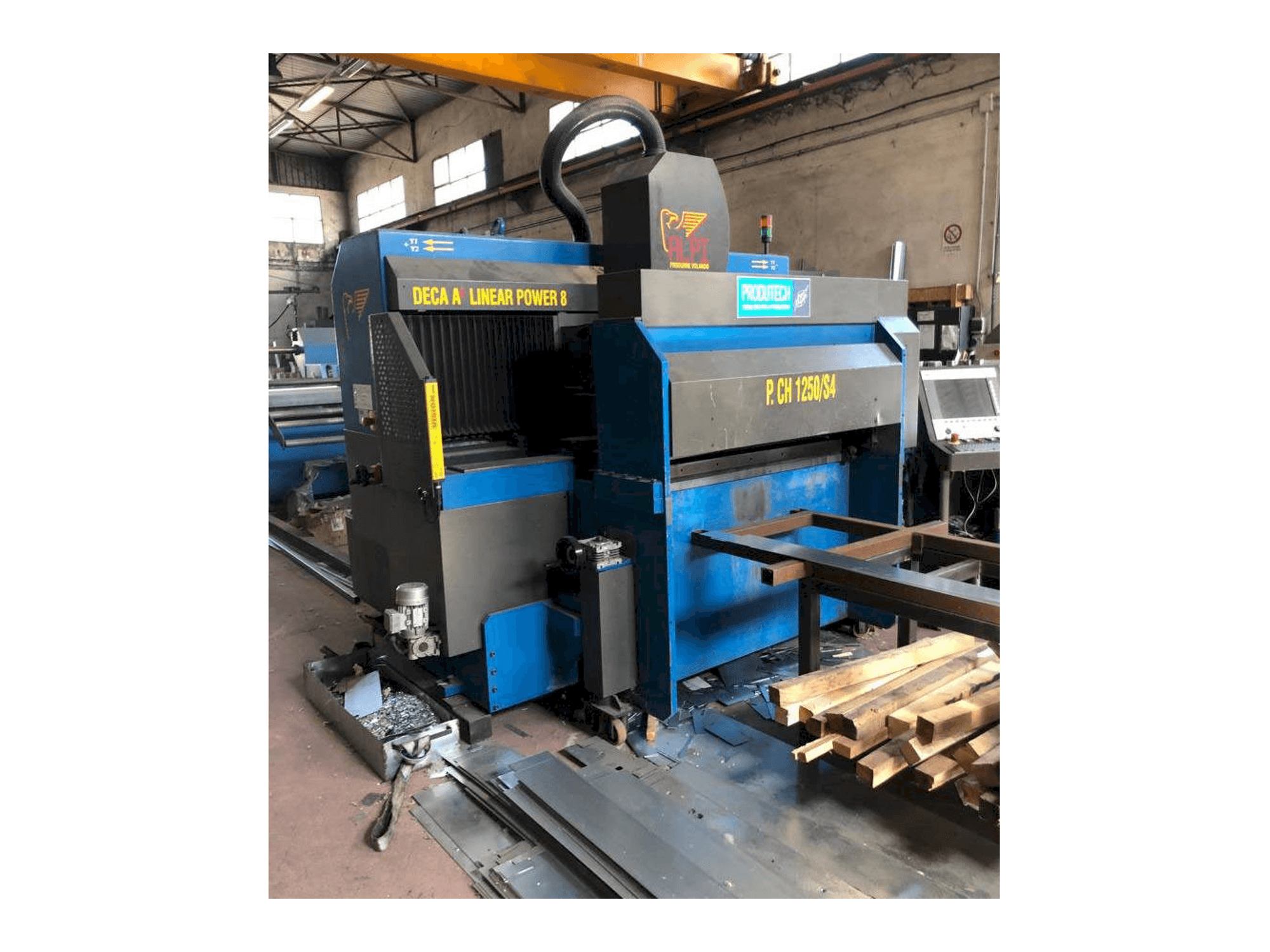 PRODUTEC ALPI DECA A2-maskinen framifrån