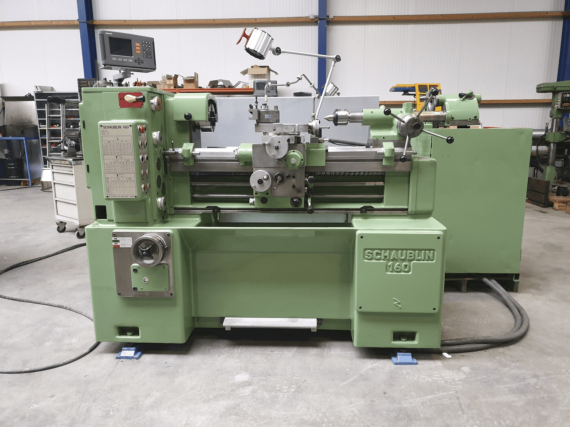 SCHAUBLIN-maskinen framifrån160