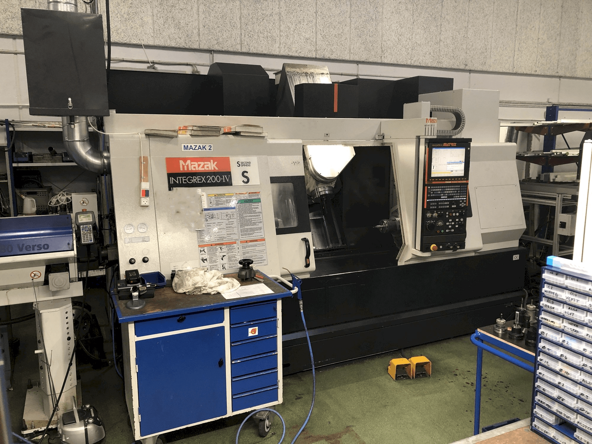 Mazak INTEGREX 200-IV-maskinen framifrån