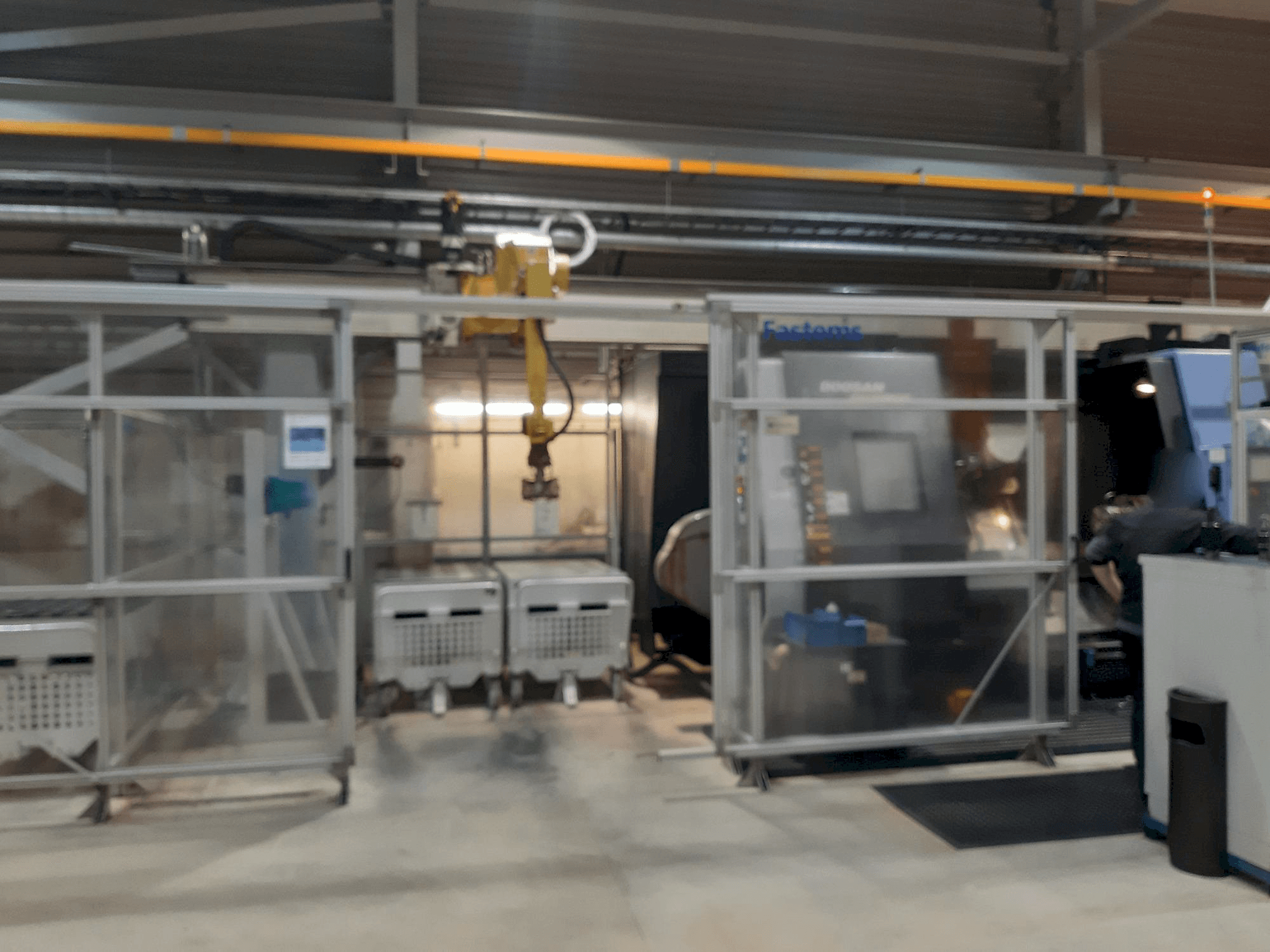 Fastems RPC-70 with Fanuc M-710iC-maskinen framifrån