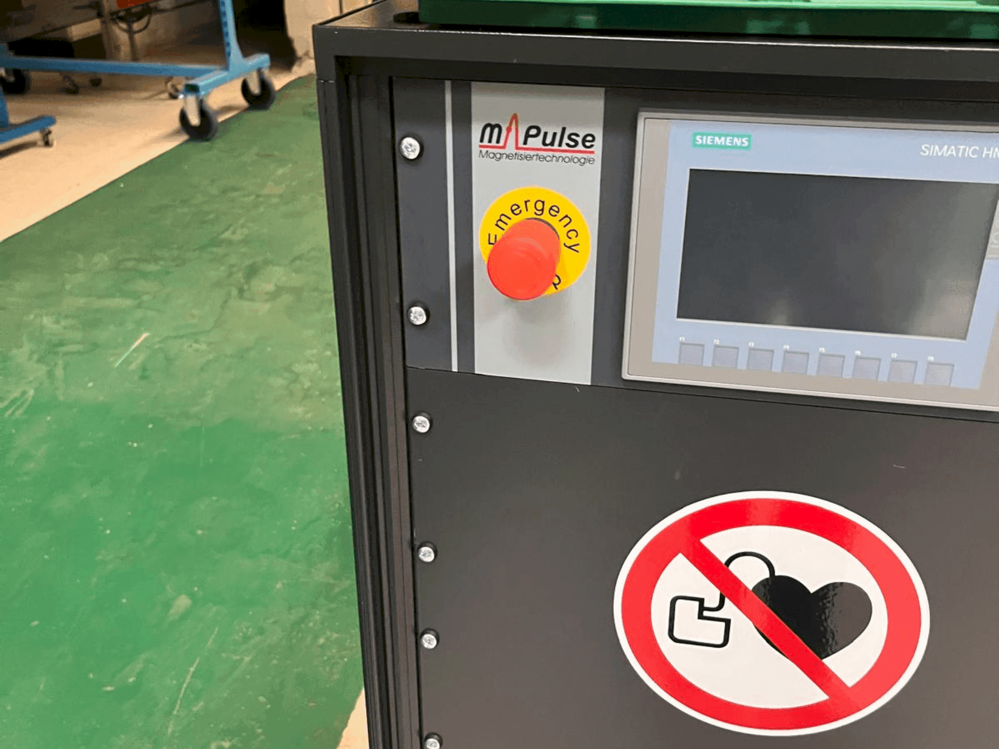 M-PULSE 2k6e-maskinen framifrån