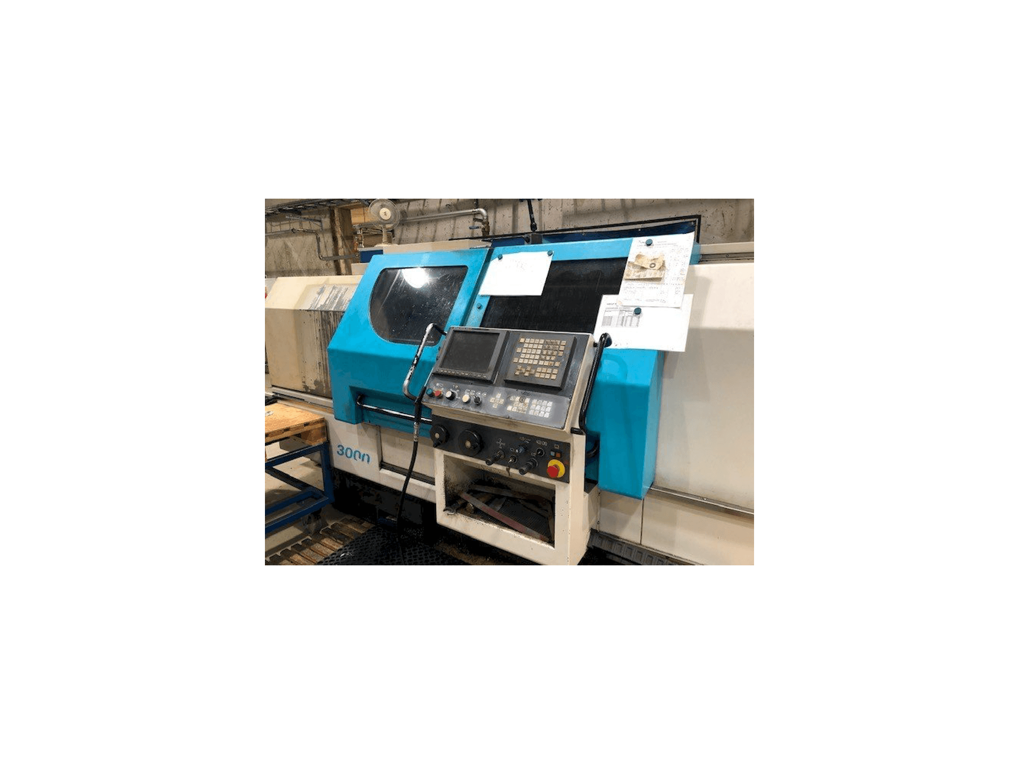 600 Lathes Combi 3000-maskinen framifrån