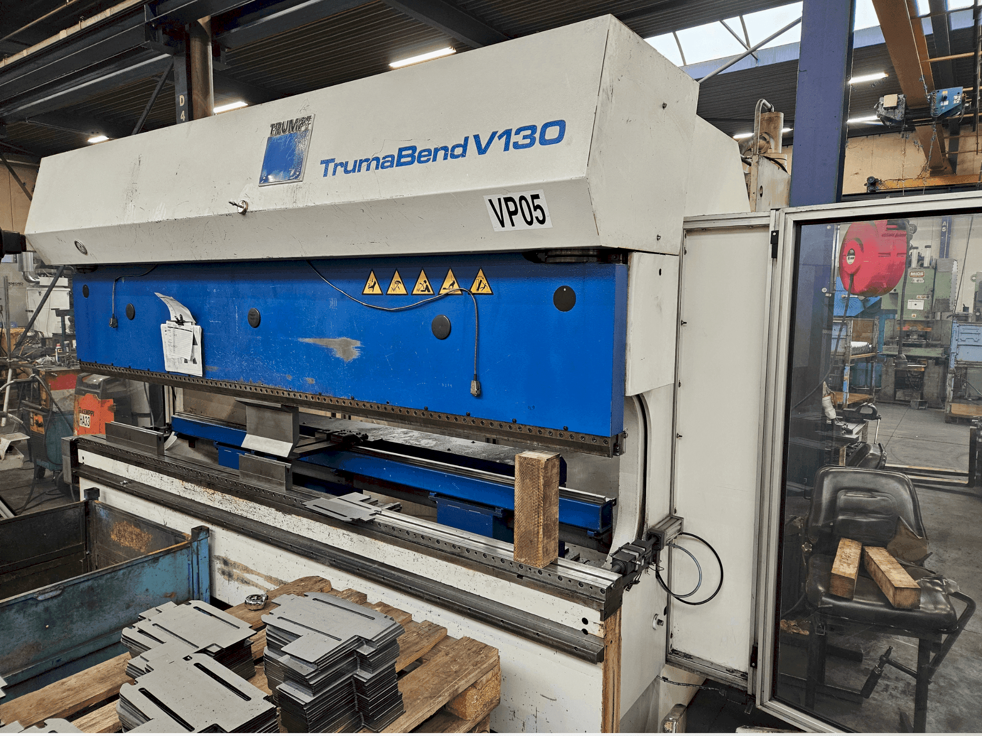 TRUMPF TrumaBend V130-maskinen framifrån